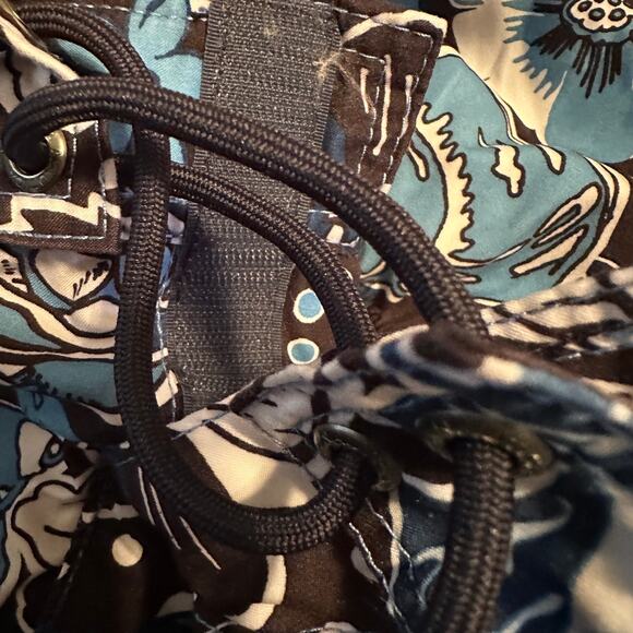 Nautica Mens Floral Blue Swim Trunks Mesh Brief Lining Medium - Picture 4 of 9